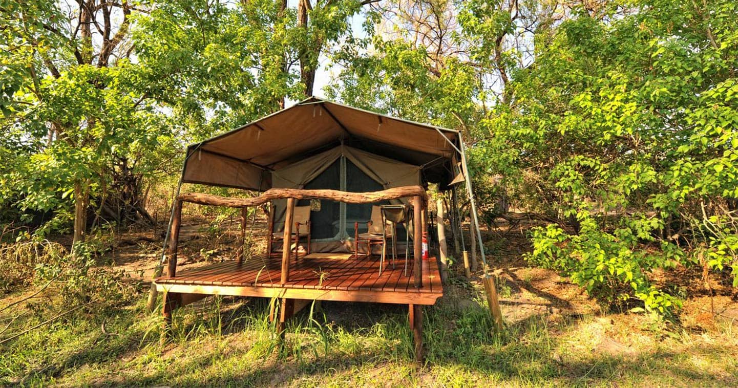 Sleep over in Khwai Tented Camp for the Ultimate Safari Experience in the Moremi Game Reserve