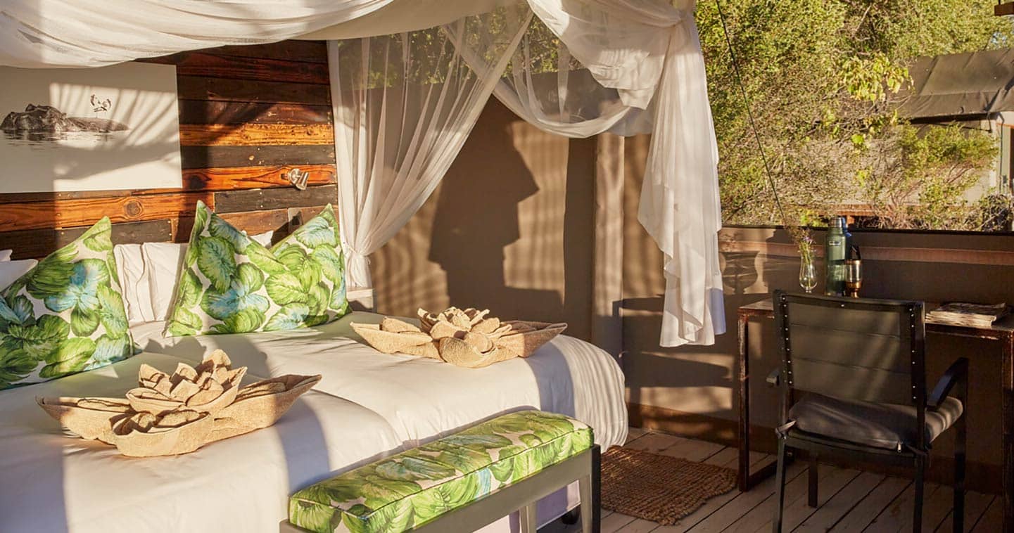 Bedroom at Little Sable near Moremi Game Reserve