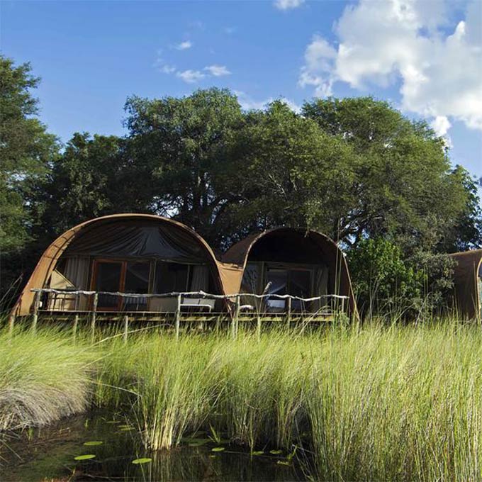 View Camp Okuti in Moremi Game Reserve