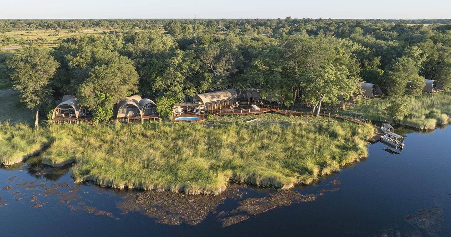 Stay at Camp Okuti in the Moremi Game Reserve for the Ultimate Safari Experience