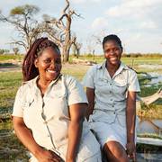 Desert and Delta guides smiling at Camp Xakanaxa