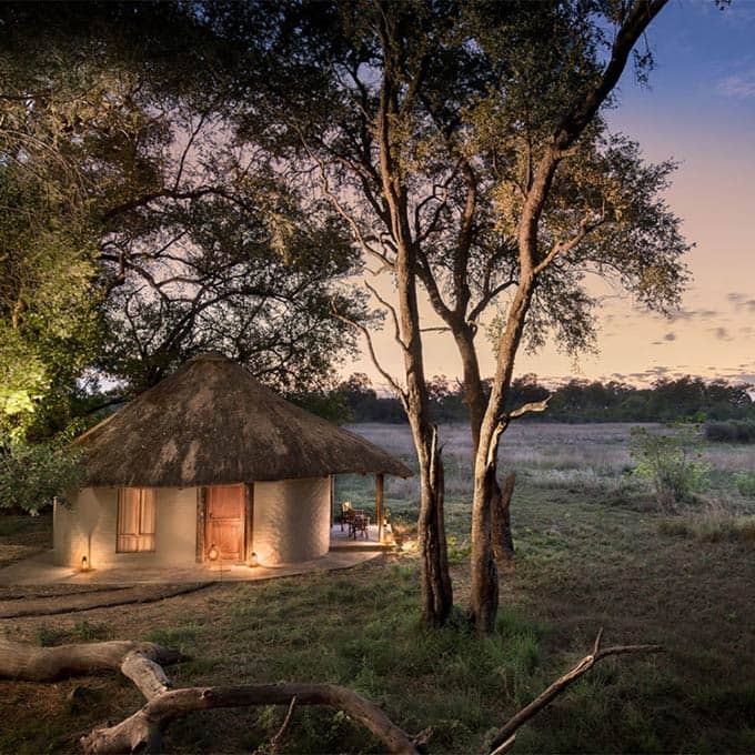 View Khwai Bush Camp near Moremi Game Reserve Botswana