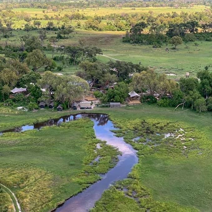 View Khwai Leadwood near Moremi in Botswana