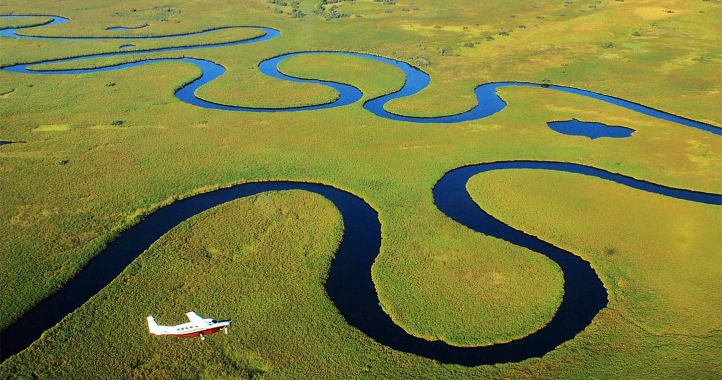 Mack Air Botswana flight