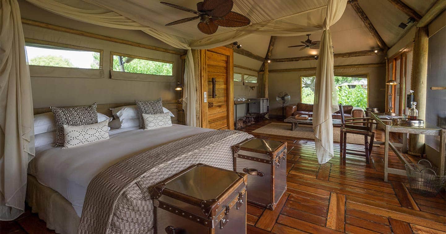 Beautiful Interiors at Mombo Camp