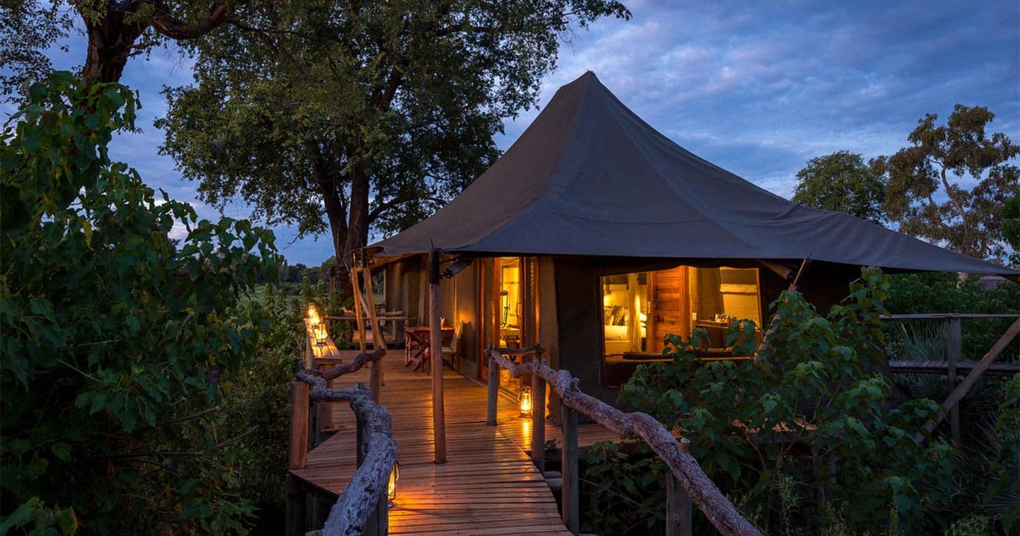 Mombo Camp in the Moremi Game Reserve - Luxury safari in Botswana