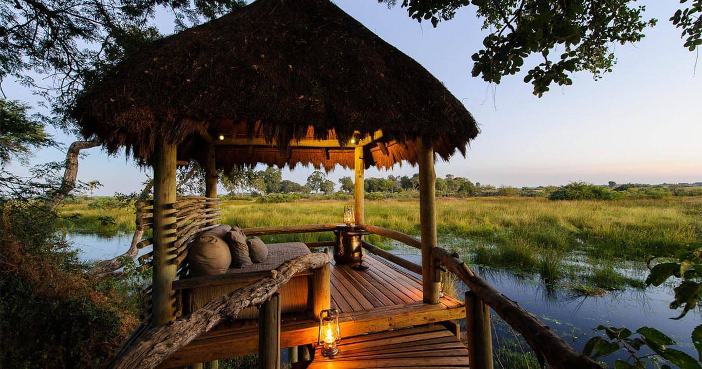 View from Mombo Camp over the Surrounding Bush