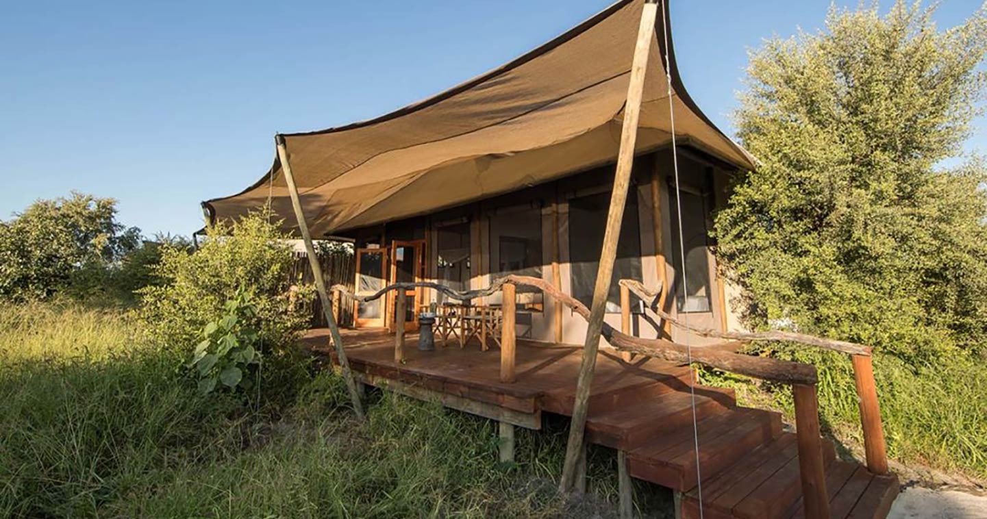 Nokanyana luxury tented lodge near Moremi