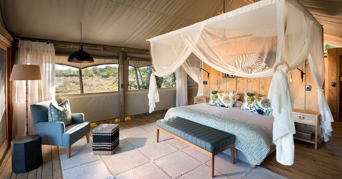 Bedroom at Sable Alley in Botswana