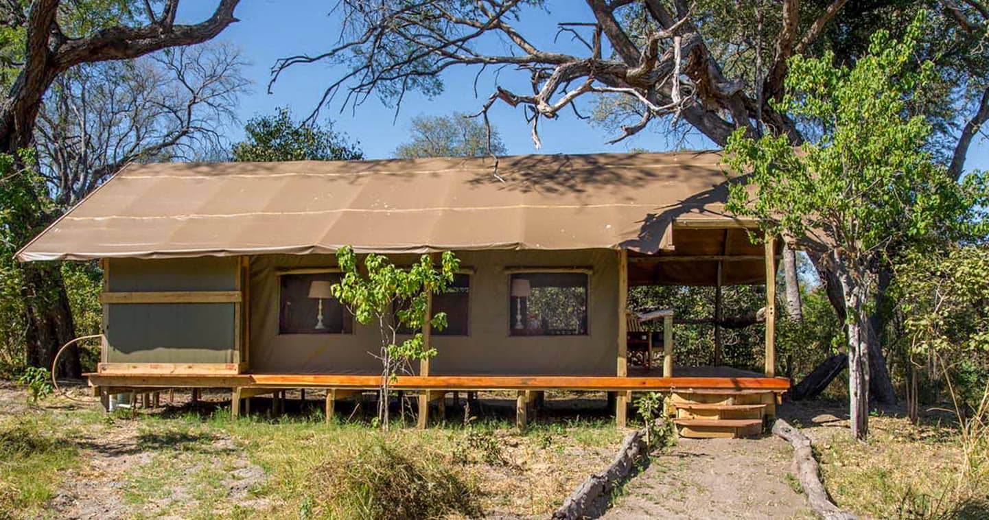 Saguni Lodge in Moremi Game Reserve